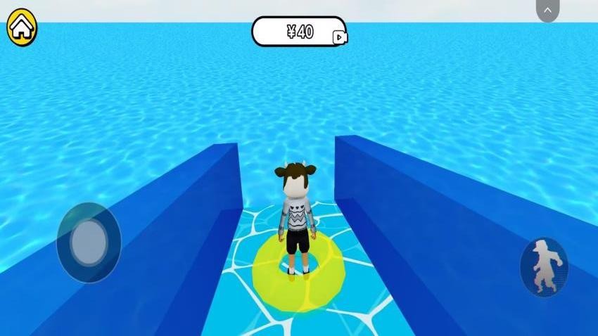 滑梯滑水冲浪