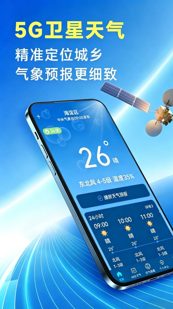 5G卫星天气预报 5G卫星天气预报