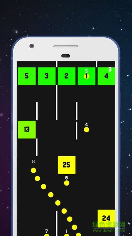 数字滑行方块游戏